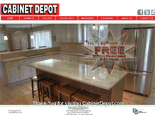 Tablet Screenshot of cabinetdepot.com